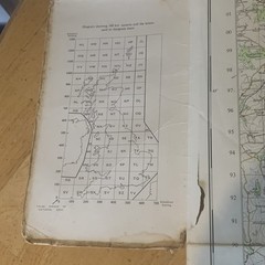 Ordnance Survey Okehampton Sheet 175 One Inch Map 1950s Seventh Series