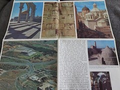 Jerusalem Vintage Fold Out Map Tourist Guide