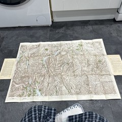 Ordnance Survey 13 Large Sheet Series One Inch 3rd Edn Ullswater & Ambleside