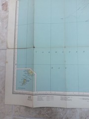 Bartholomew’s Paper Maps X2 Oxford & Mid Wales Contoured Half Inch Vintage