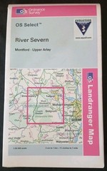 Ordnance Survey Set Of Seven Maps