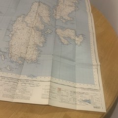 Ordnance Survey One Inch Map 1 Seventh Series Shetland Islands Yell & Unst 1961