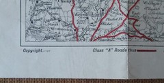 E. J. Larby’s New Series District Handy Map Kent Circa 1910 Rare