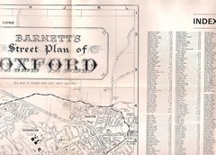 Barnett’s Street Plan with Index – Oxford – Road Map: Oxon Bucks Berks – c.1980s