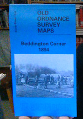 MAP OF Beddington Corner 1894: Surrey Sheet 13.08 by John W. Brown NEW