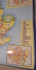 United Kingdom Large Laminated Map – Administrative Boundaries Ordnance Survey