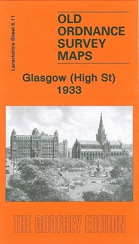 Glasgow (High St) 1933: Lanarkshire… by Bell, Gilbert Torran Sheet map, folded