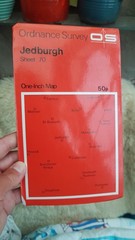1969 Ordnance Survey One Inch Map 70 Jedburgh