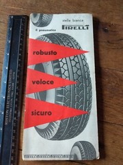 Foglio 10. Italian Touring/Road Map 1950. Touring Club Italy. Vintage cars