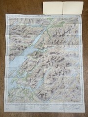 Lorn & Lochaber (iOban & Ben Nevis) ORDNANCE SURVEY TOURIST MAP 1961/1963 cloth