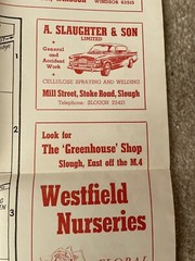 BARNETT’S OFFICIAL STREET PLAN OF SLOUGH c1950’s WITH ADVERTS