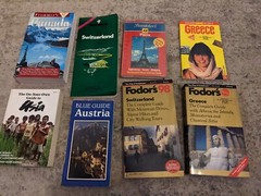 Lot of 8 Travel Guidebooks Canada Switzerland Greece Austria Paris Asia PB