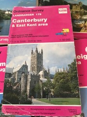 Joblot 13 x 1990s LANDRANGER 1:5000maps (D7) joblot)