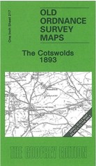 The Cotswolds 1893 One Inch Sheet 217 by Barrie Trinder