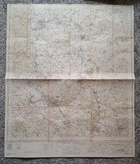 Ordnance Survey Map Of Bedford & Luton Sheet 147