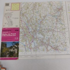 Bundle X20 Road/Leisure/Street Maps & Guides, Staffordshire/Shropshire, O/S etc