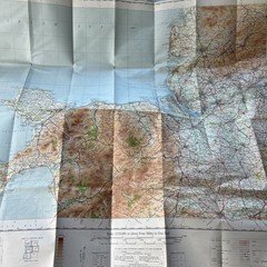 NORTH WALES & LANCASHIRE Sheet 10 Fifth Series Ordnance Survey Quarter Inch 1957