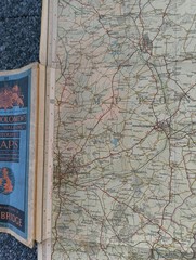 Bartholomews 20 Cambridge Revised “Half Inch” Contoured Maps Paper 1950’s