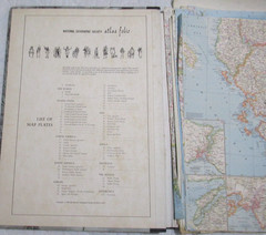 World Maps National Geographic Atlas Folio U.S,S,R. Israel China Lot 44