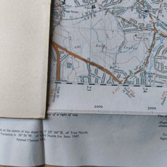 Ordnance Survey 51/29 London Finchley Barnet region 1947 2.5 inches to 1 mile