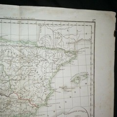 Map Hispaniae Antiquae Tabula Auctore F Delamarche 1833