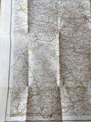 1936 Ordnance Survey One Inch Fifth Edition Cloth Map 137 Tavistock & Okehampton