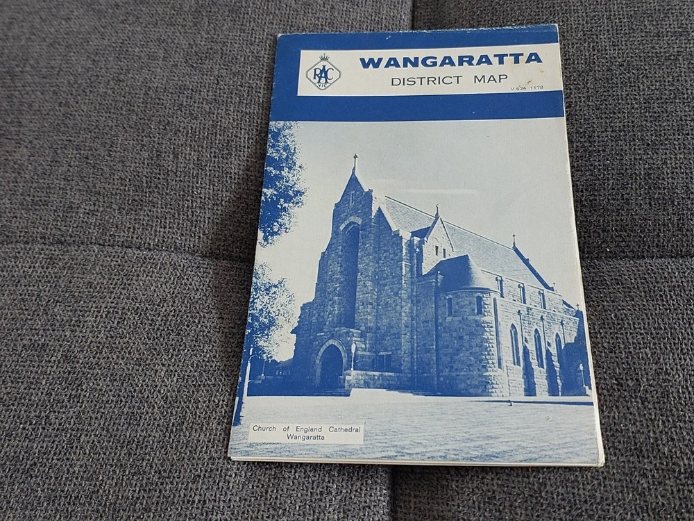 Vintage RAC Wangaratta District Map