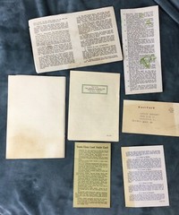 Vintage Lot Of 8 Indiana Ohio Illinois Lincoln Ephemera Travel Brochures Books