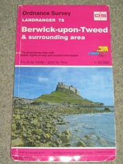 OS Ordnance Survey Landranger Map Sheet 75 Berwick upon Tweed area – 1991