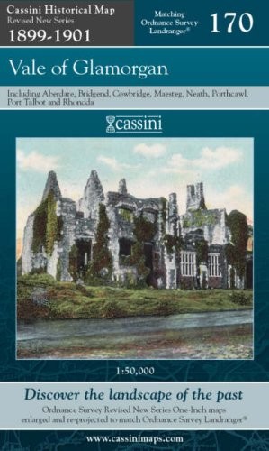 Vale of Glamorgan: Sheet 170 (Cassini Revised New Series Hi… Sheet map, folded