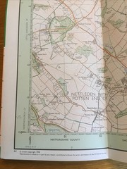 1990 Ordnance Survey Pathfinder Map 1095 TL 01/11 Harpenden (incl Redbourn )