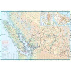 Canada 1:1,000,000 ITMB British Columbia Southwest & Washington State Travel Map