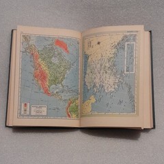 C.S. Hammond Hammond’s Complete World Atlas 1950 Hardcover World Atlas VG