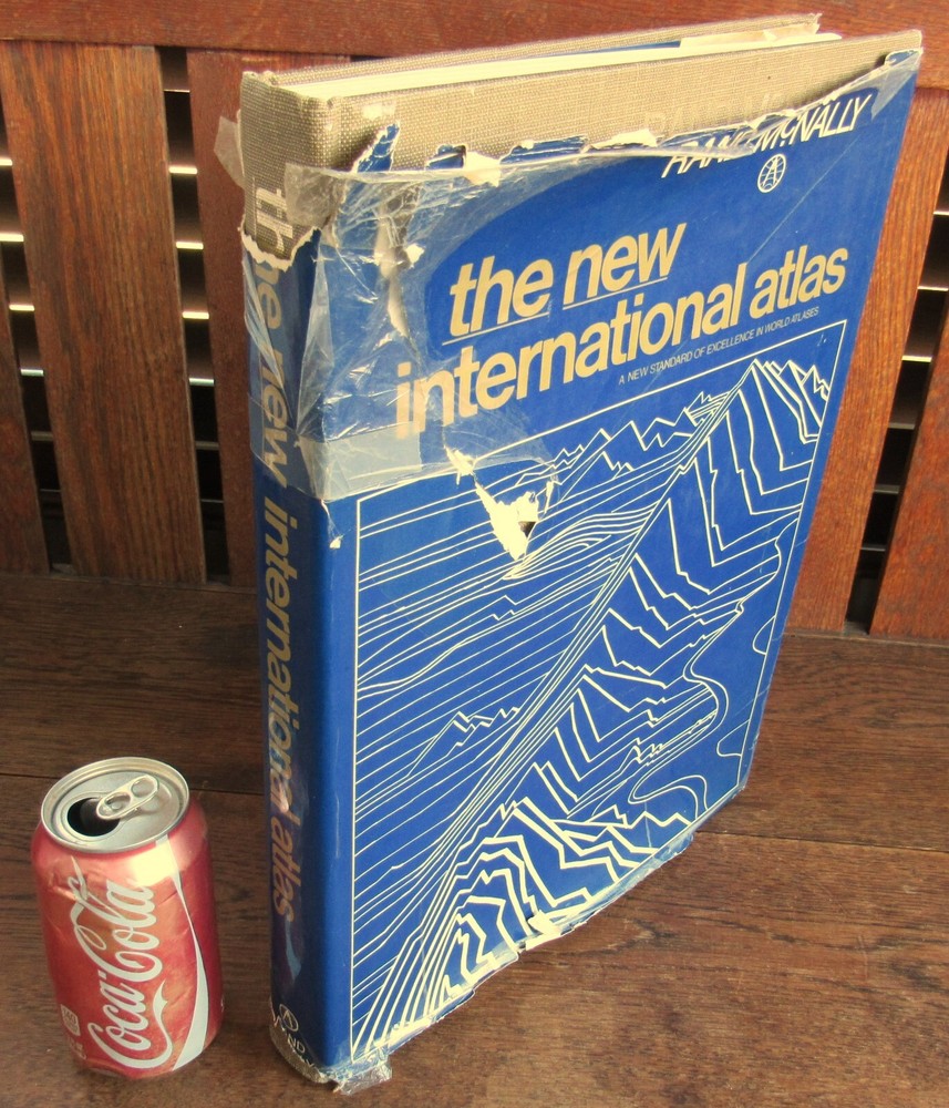Rand McNally The New International Atlas 1980 multilingual