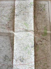 1960 Ordnance Survey One Inch Seventh Series Map 167 Salisbury (incl Netheravon