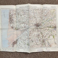 PRESTON, SOUTHPORT & BLACKPOOL Second War Revision Sheet 29 – 1940 OS Map WWII