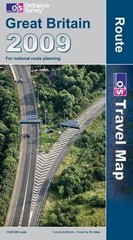Route Map 2009 (OS Route Travel Map) by Ordnance Survey Sheet map, folded Book