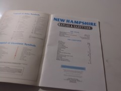 1988 New Hampshire DeLorme Atlas and Gazetteer 11″ x 15.5″ Topo Maps Road Guide