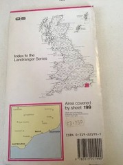 1987 Landranger Ordnance Survey Map 199 Eastbourne, Hastings And Surrounding