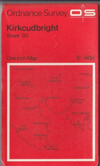 Ordnance Survey One Inch Seventh Series Map – Sheet 80 Kirkcudbright