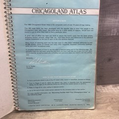 Chicagoland Atlas 1980 Chicago Suburbs Counties Maps Spiral