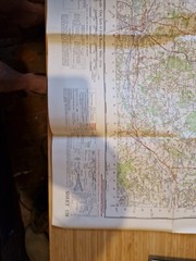 Ordnance Survey Map Of Great Britian – OXFORD AND NEWBURY – 1967 – 1/63360