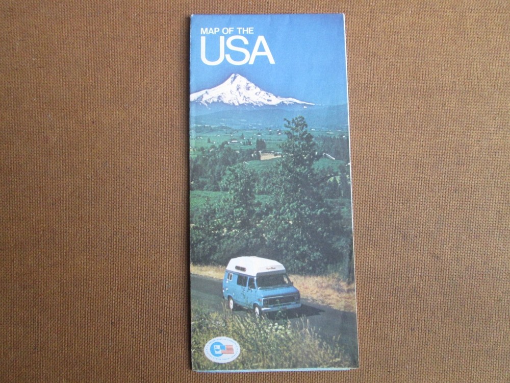 Vintage Map of The USA – US Department of Commerce Mind Condition Map.