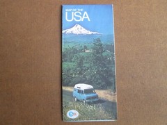 Vintage Map of The USA – US Department of Commerce Mind Condition Map.