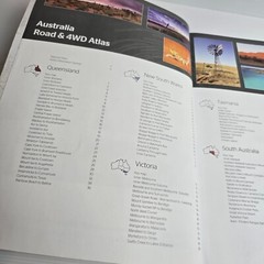 Australia Road & 4WD Atlas 12th Edition Hema Fuel Rest Areas Camps 252 X 345mm