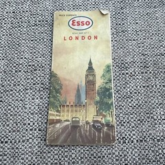 Vintage Esso Road Maps X 5 No 1-5 (folding sheet map)