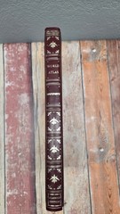 Vintage 1977 World Atlas Hammond Leather Bound Classics Edition Book