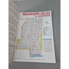 Mississippi Atlas & Gazetteer Topo Maps Back Roads Recreation Sites GPS Grids