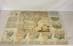 Lot of 2 Nat Geo United States Maps 1987-1996