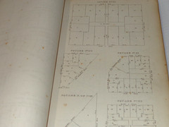 Rare 1852 Book of Maps Plats A. Boyd Hamilton Washington DC District of Columbia